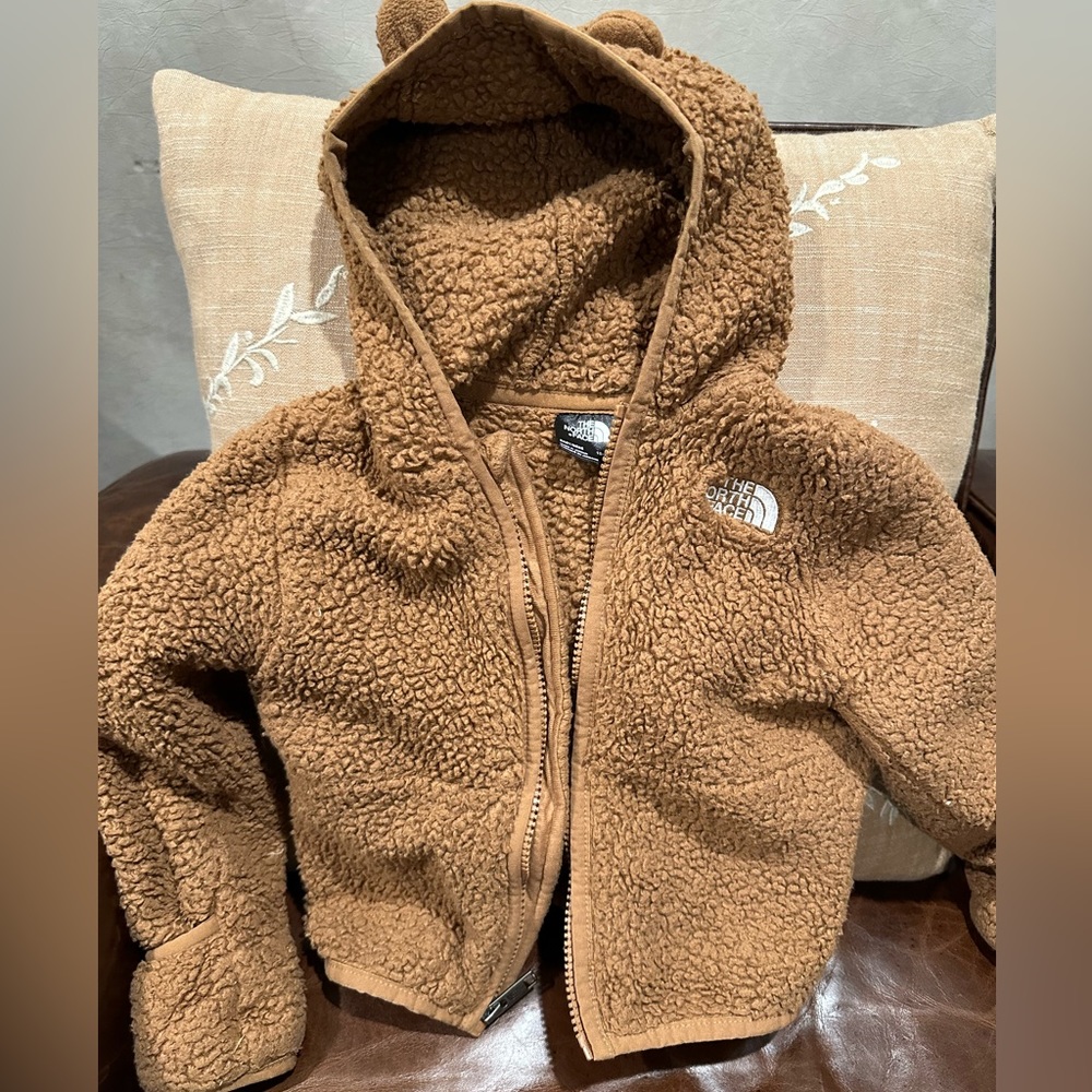 The North Face Toddler Sherpa Full Zip Hoodie Jacket 18-24 Boys